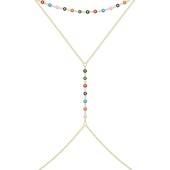 Layered Waist Chain for Women Beaded Body Jewelry Christmas Trendy Gift Idea - Picture 1 of 6